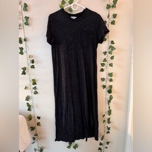 Time and Tru | Black Casual Maxi Dress